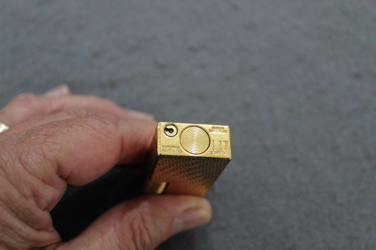 Dunhill Rollagas gold plated