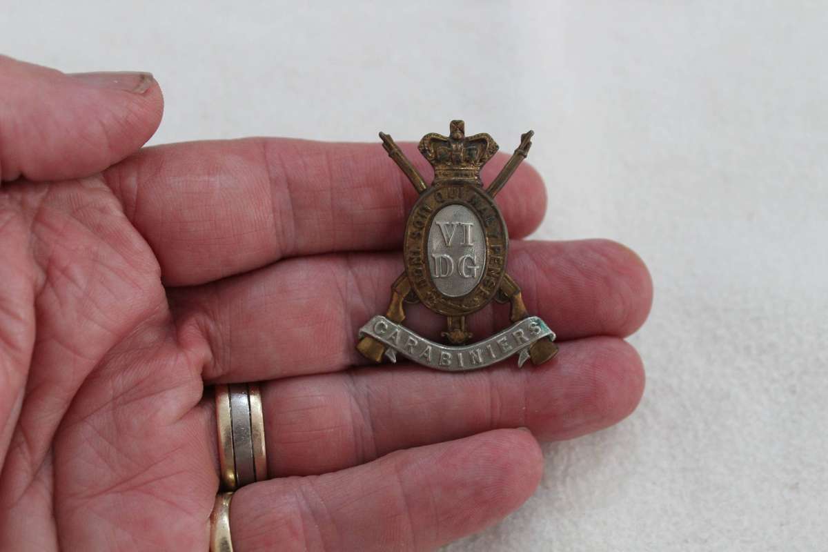 Boer War badge - 6th Dragoon Guards (Carabiniers) - excellent!