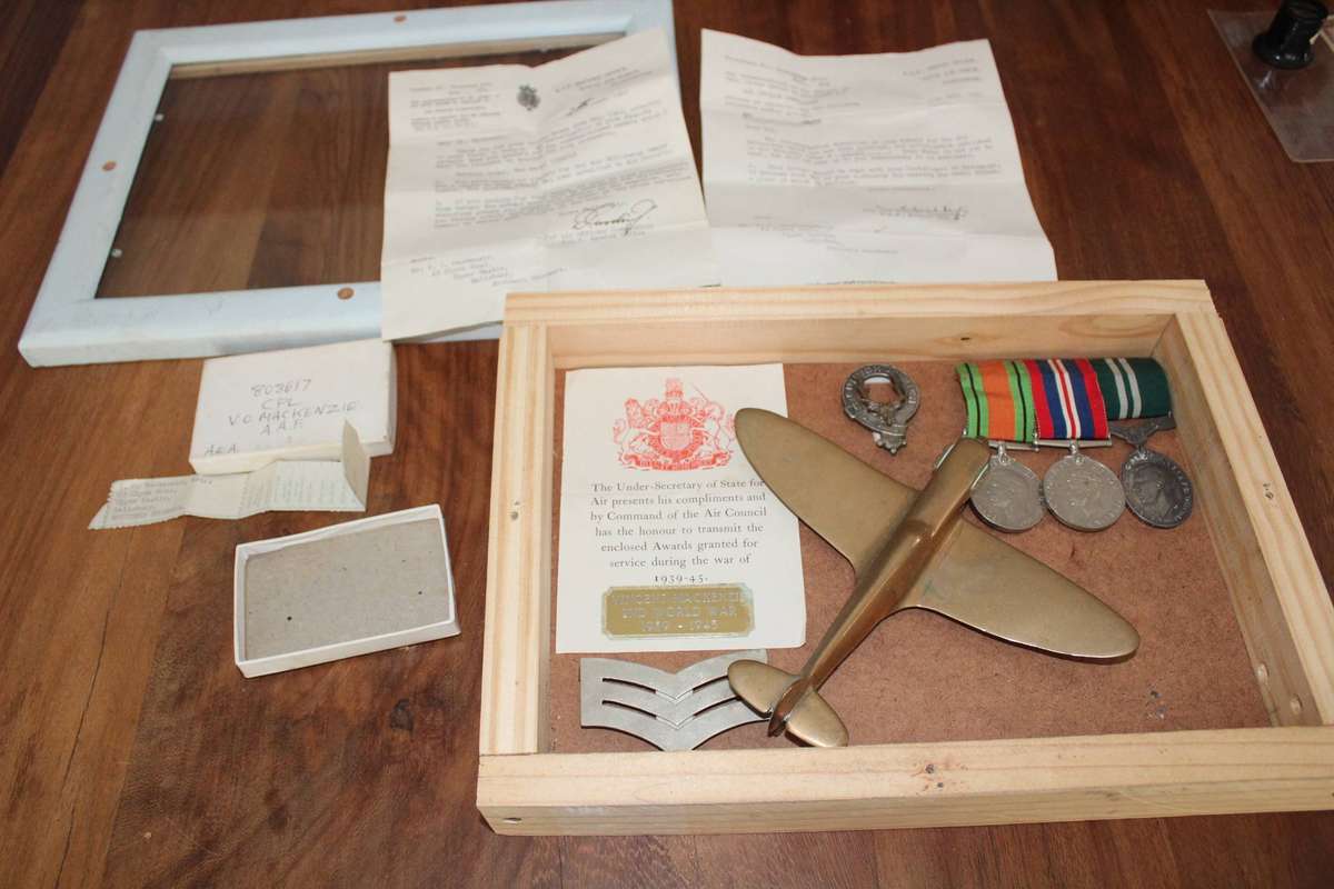 WW2, with VERY RARE Air Efficiency Award!!