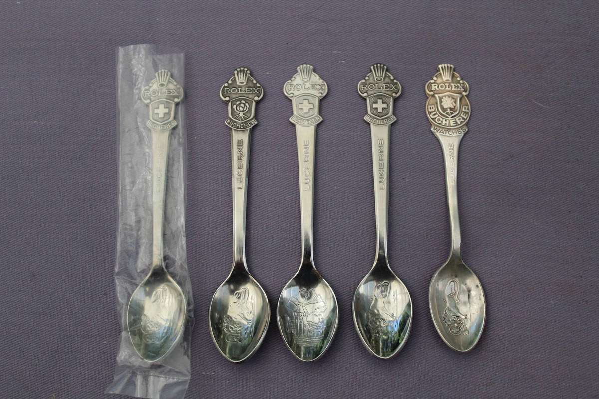 Rolex spoons x 5 - take all for R 175!