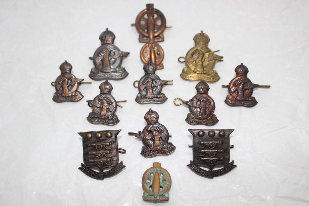 Ordinance and Technical Corps badges - take all for R 250!