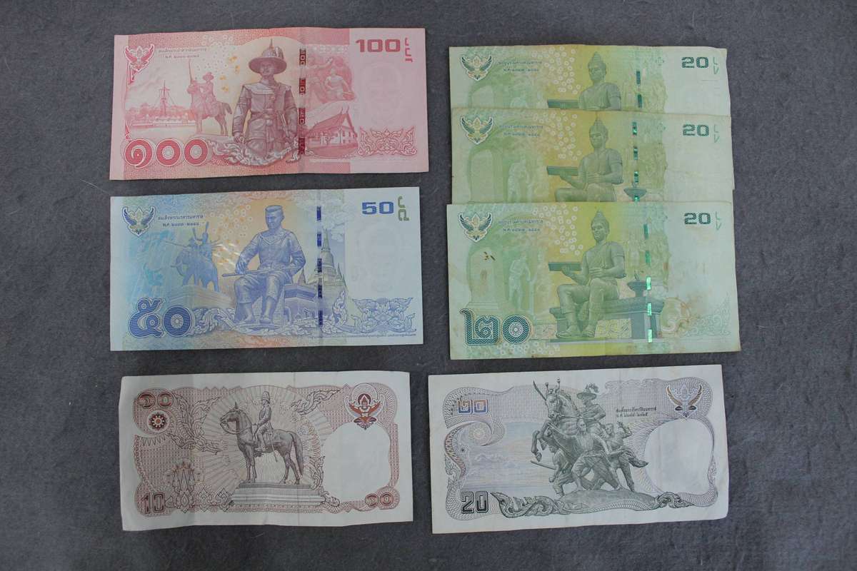 Thailand Banknotes x 7