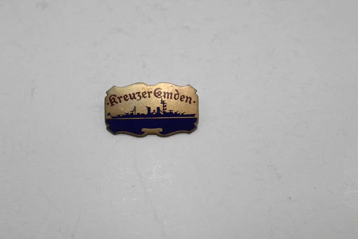 WW2 German badge of the cruiser "Emden"