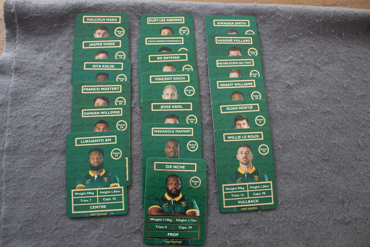 Pick n Pay Rugby cards x 19 - missing some?