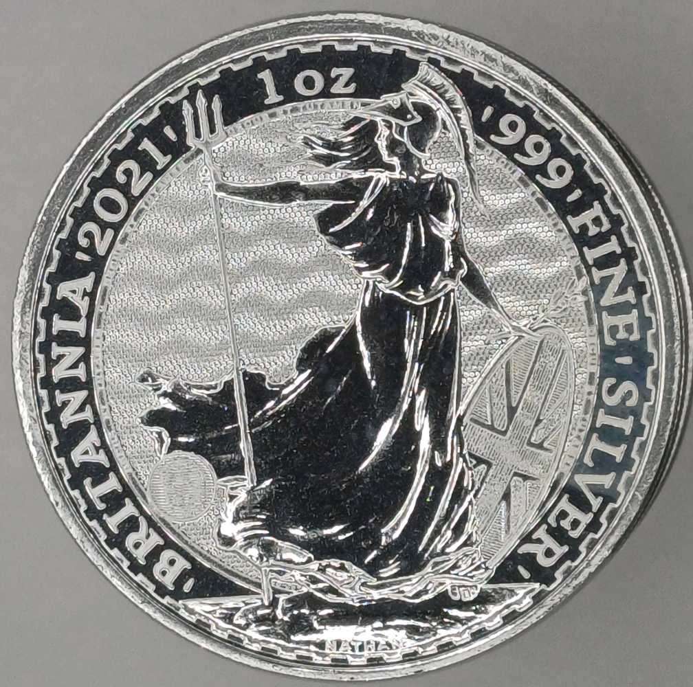 25 x 1oz Siver 2 Dollars Brittania Coins Bid Per Coin