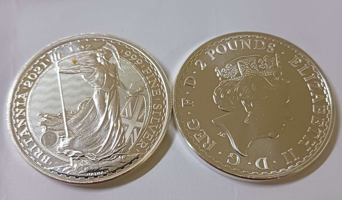 4x 2021 Silver Britannia 999 fine Silver BID PER COIN