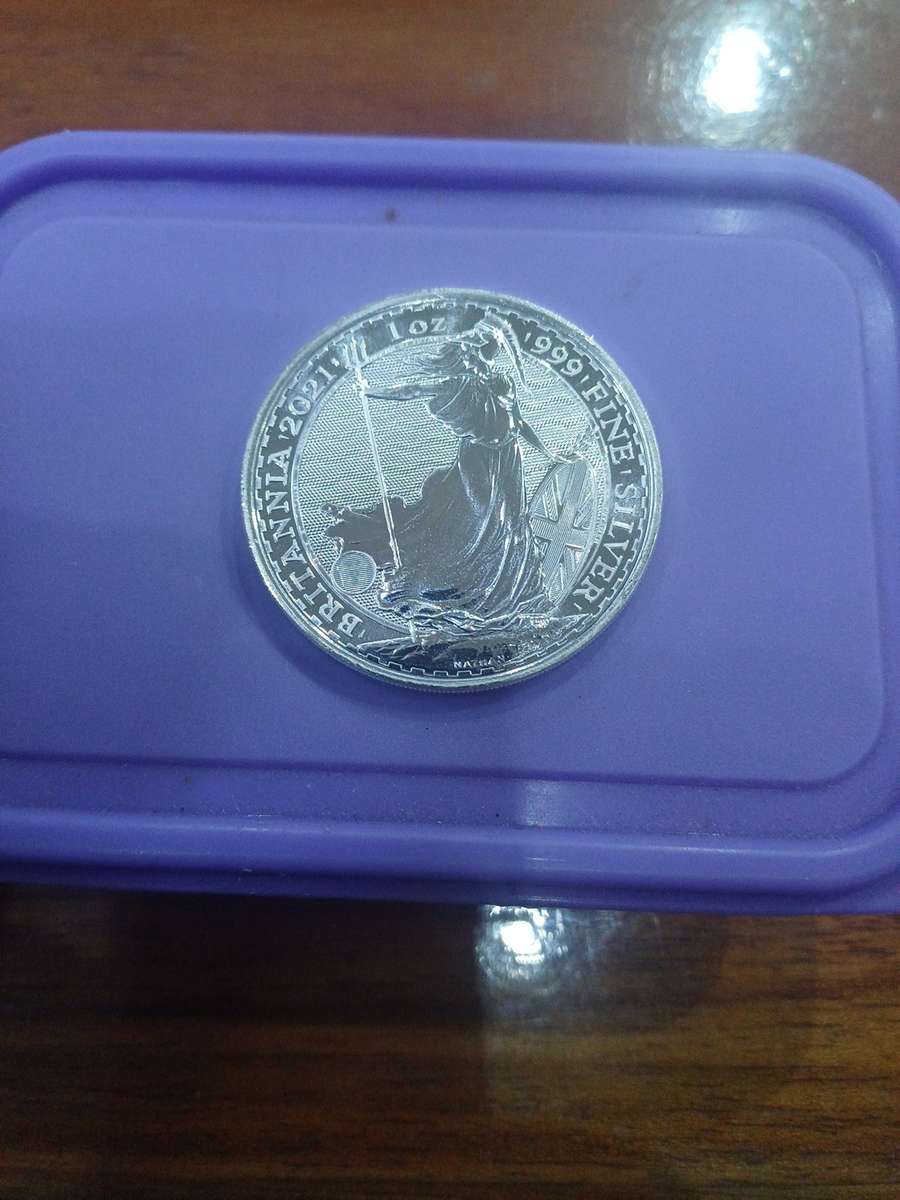 2021 1oz Brittania 2Pounds Silver Coin