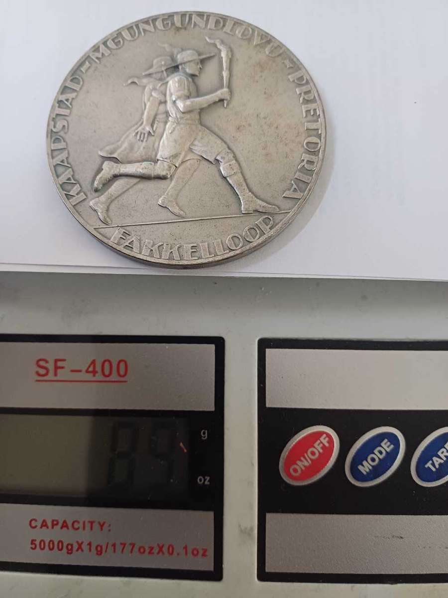 1838 To 1938 Voortrekker Eeufees medal Kaapstad-Mgundlovu-Pretoria Medal