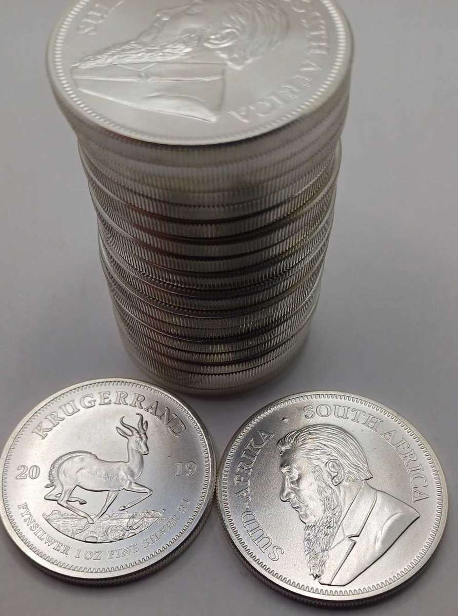 20 x1oz 2019 Silver  999 Krugerrands bid per coin