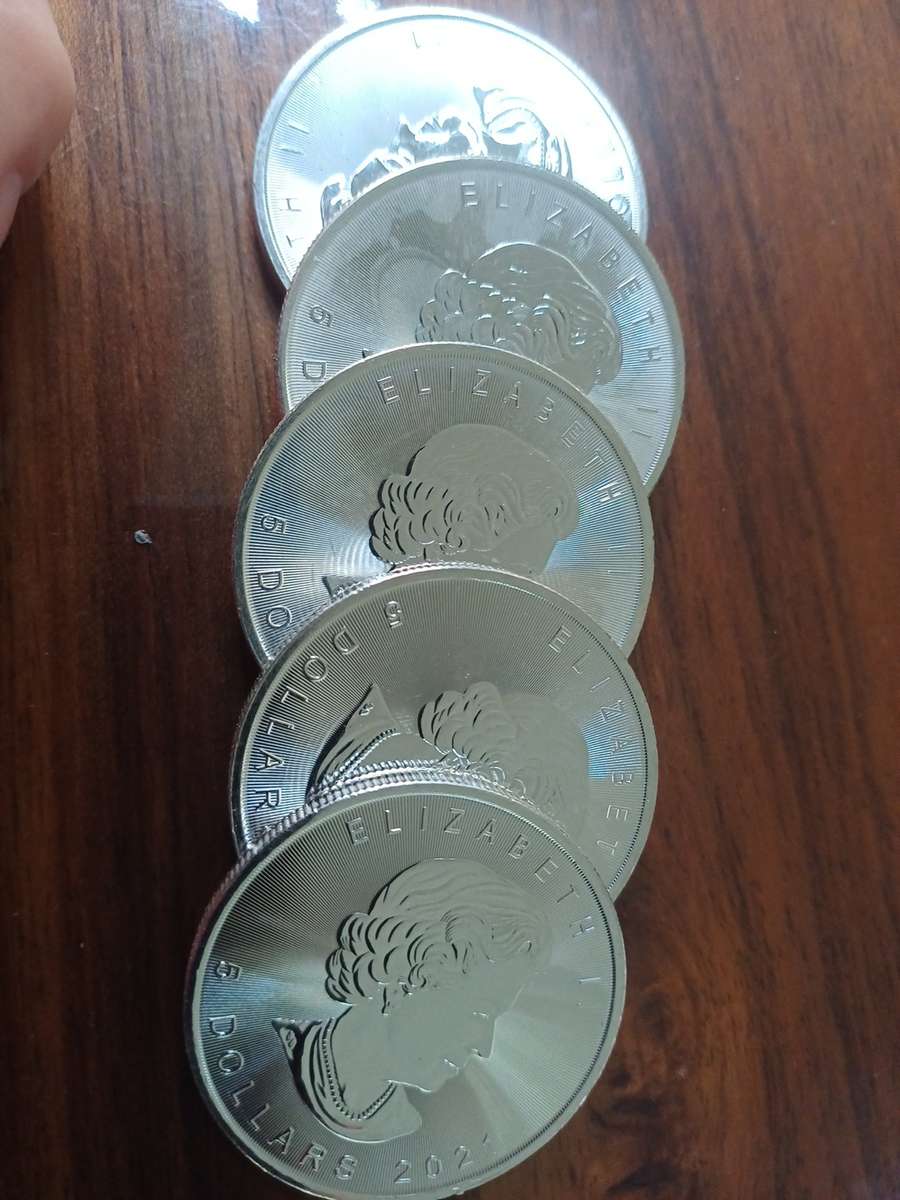 Canada Maple Leaf .9999 1oz Silver 5Dollar