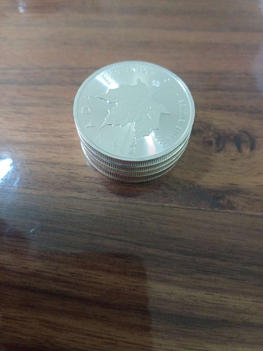 Canada Maple Leaf .9999 1oz Silver 5Dollar
