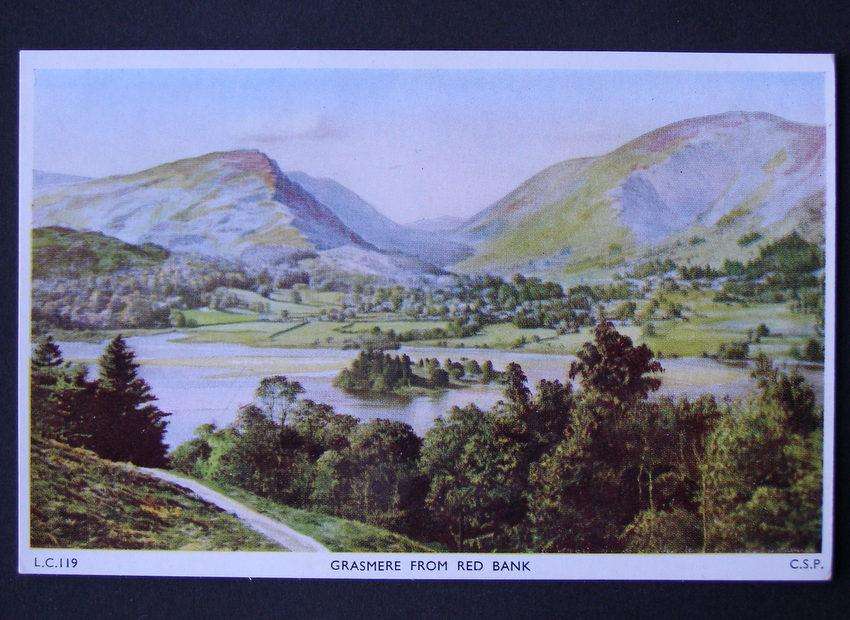 Chadwick Studio POSTCARD - Grasmere from Red Bank