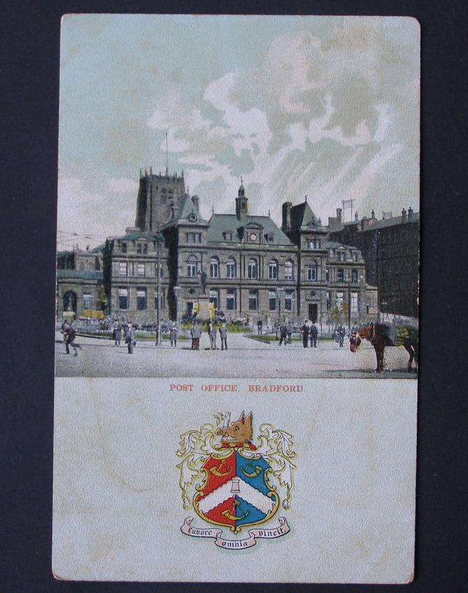 W.H.S. & S. Dale Series POSTCARD - Post Office, Bradford