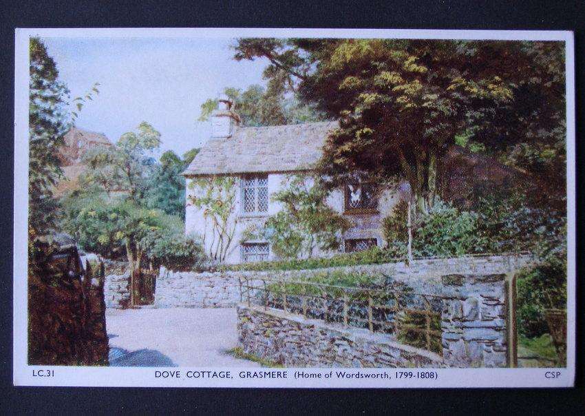Chadwick Studio POSTCARD - Dove Cottage, Grasmere (Home of Wordsworth)