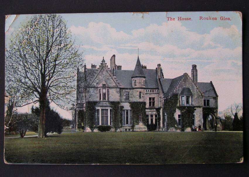 Zegleman & Co. Scottish POSTCARD - The House, Rouken Glen 1908