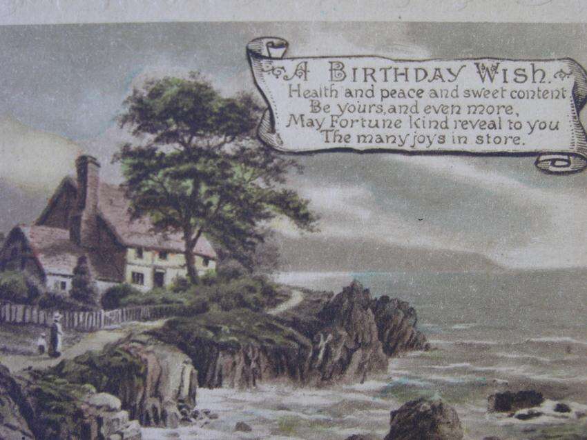 Philco Series POSTCARD - A Birthday Wish 1920