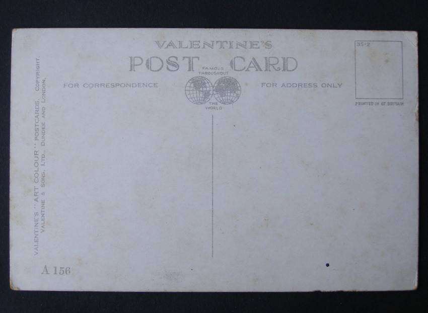 Valentine's Art Colour POSTCARD - Caernarvon Castle