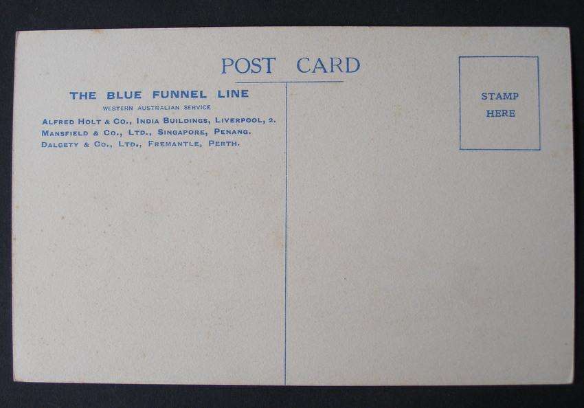 Blue Funnel Line Maritime POSTCARD