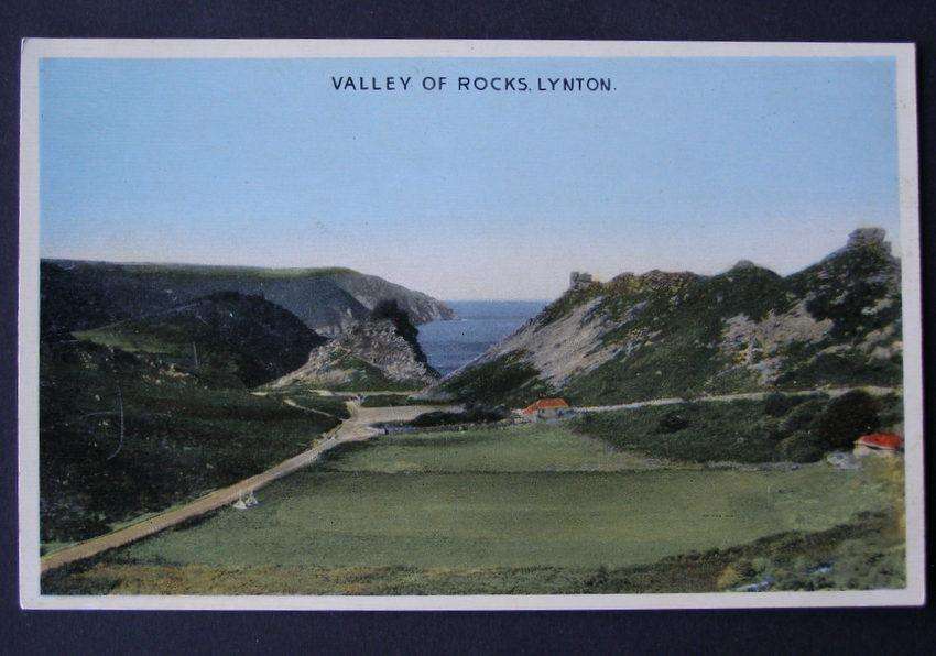 E.T.W. Dennis & Sons POSTCARD - Valley of Rocks, Lynton