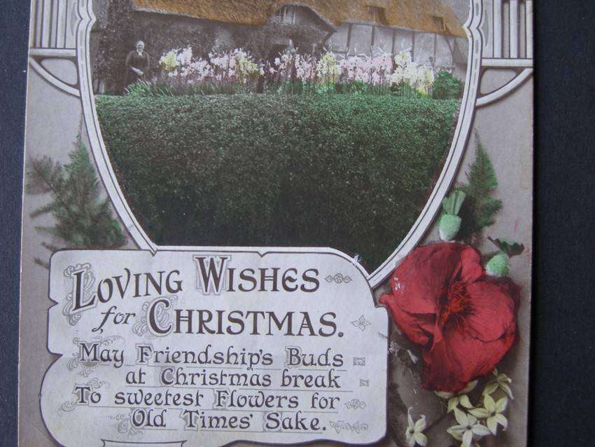 Rotary POSTCARD - Loving Wishes for Christmas