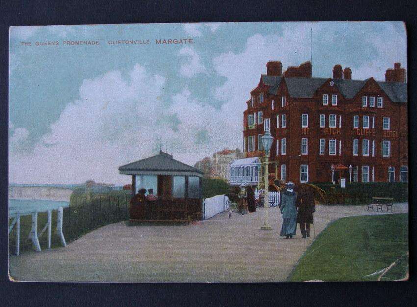 The Thanet Series POSTCARD - The Queen's Promenade, Cliftonville, Margate