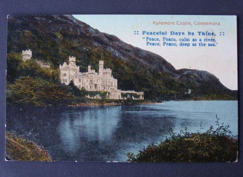 Valentine's Series POSTCARD - Kylemore Castle, Connemara 1923