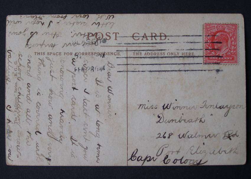 The Eglinton Series POSTCARD - In Rouken Glen 1908