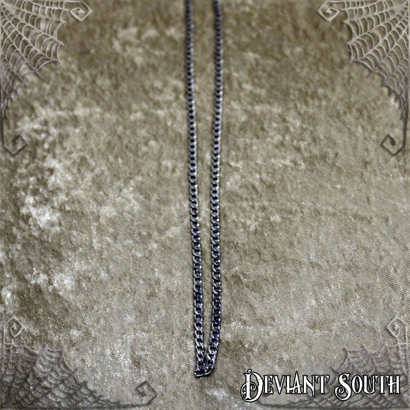 Stainless Steel 3.8mm W 50cm L Chain Necklace