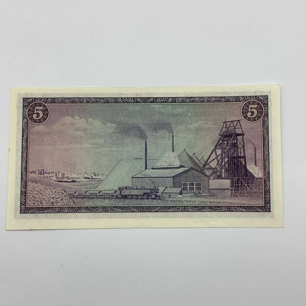 SA  'T.W. De Jongh'  Five Rand 'F276' Note (UNC)