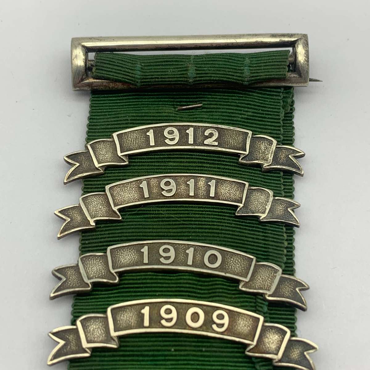 Pre - WW1 Solid Silver 'Border Mounted Rifles' Marksmans Badge/Medal