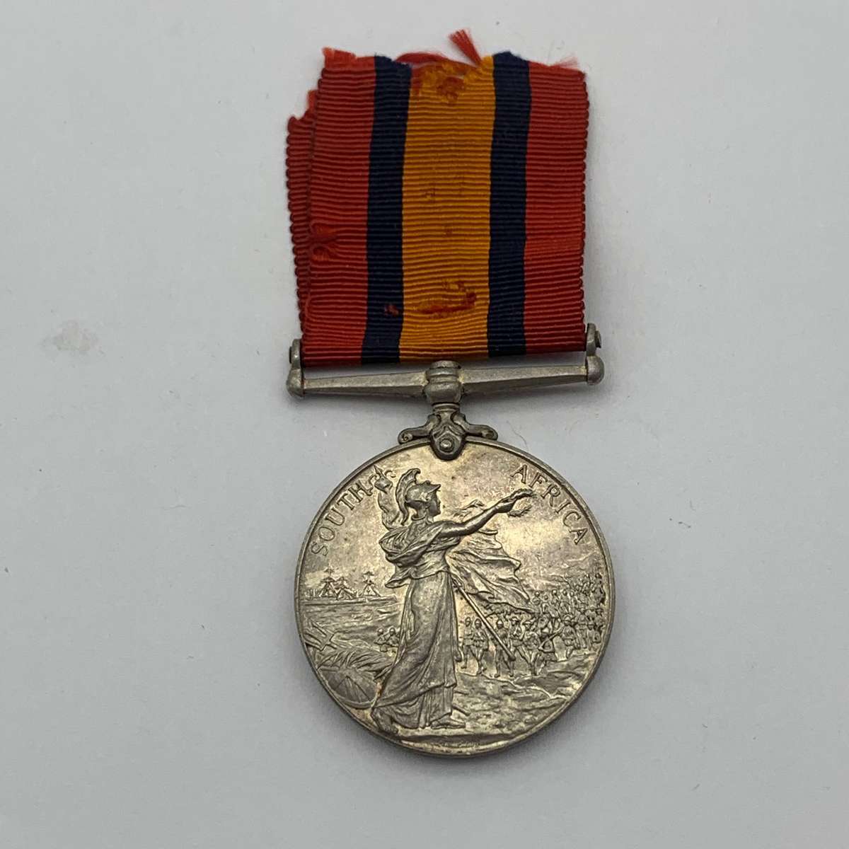 Boer War  Q.S.A. Medal 'PTE. W.G. DYCE' (Grahamstown T.G)