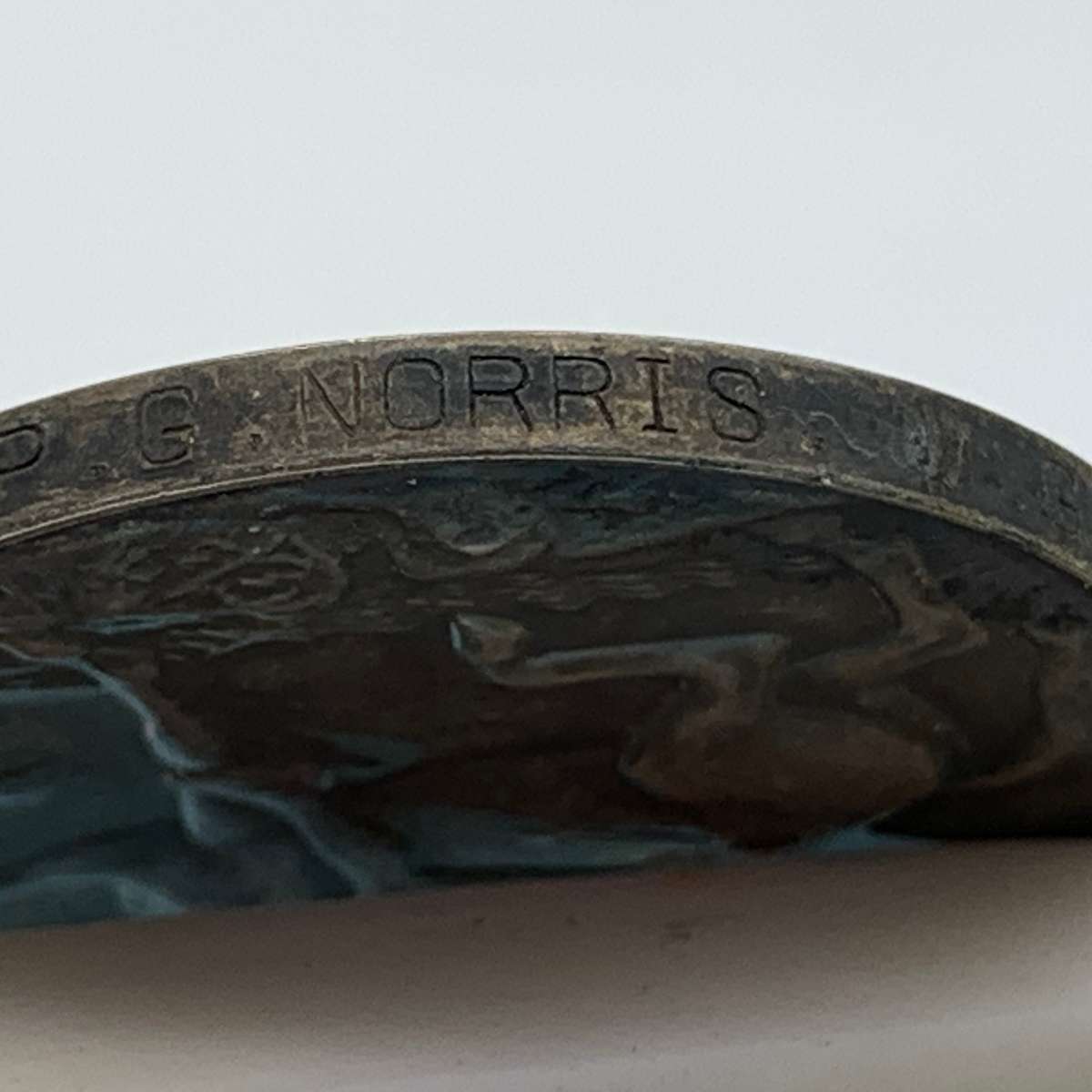 WW1 Medal Pair  'PTE. P.G. Norris' (Machine Gun Corps)