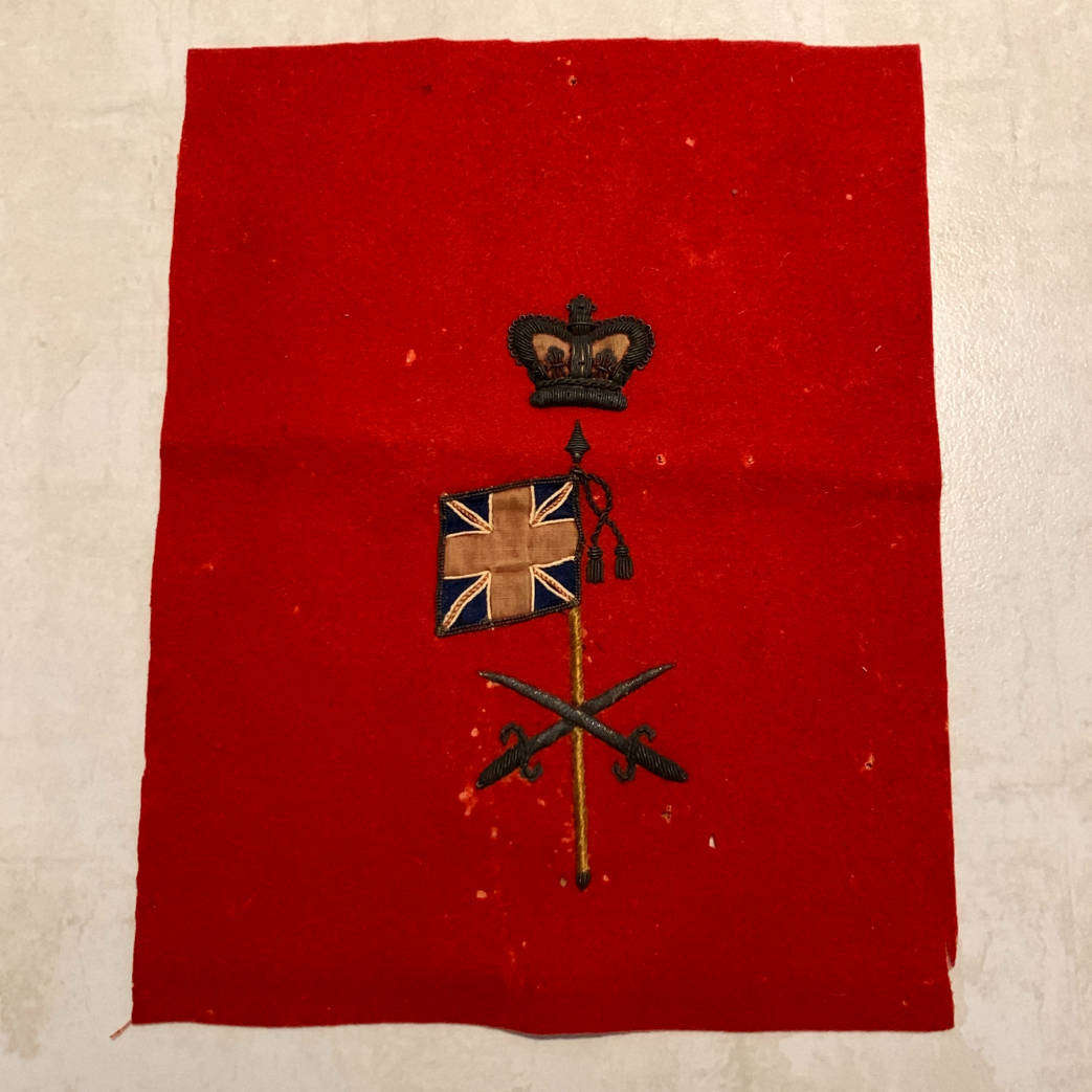 Rare British 'Colour Sergeants' Sleeve Insignia (Waterloo Pattern)