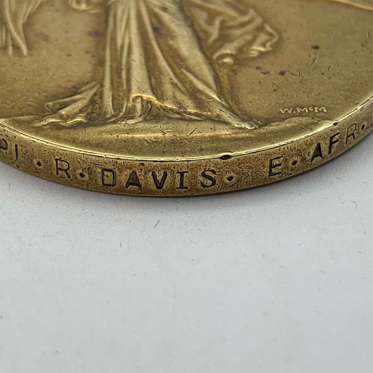 WW1 Medal Pair to 'CPL. R. DAVIS' (E. AFR. L.C.)