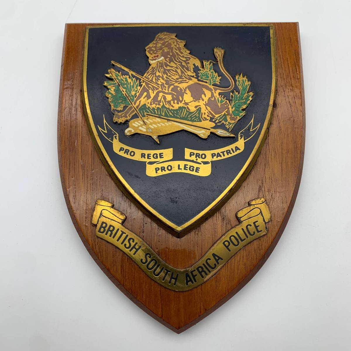 Rhodesian 'British South Africa Police' Wall Plaque