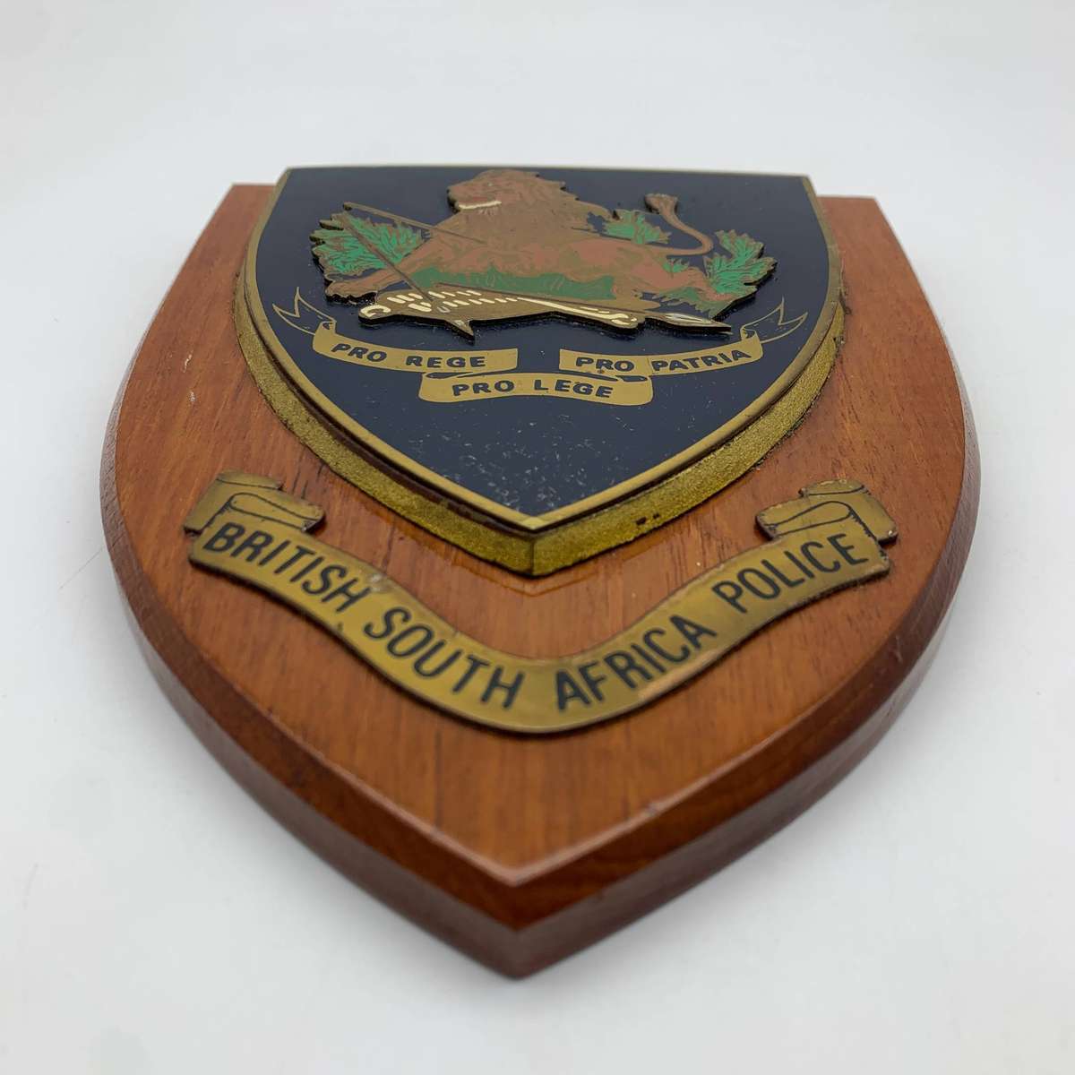 Rhodesian 'British South Africa Police' Wall Plaque