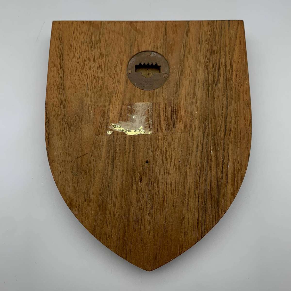 Middle Eastern 'Arabic Military' Wooden Wall Plaque