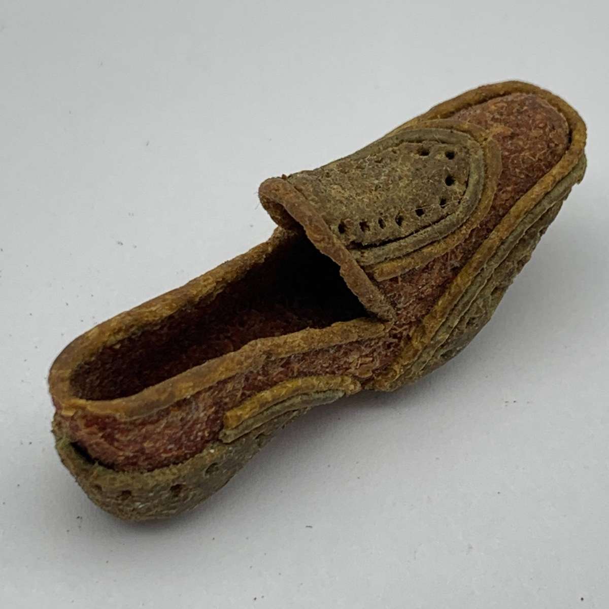 WW2  Rare 'P.O.W' Miniature Bread Dough Shoes