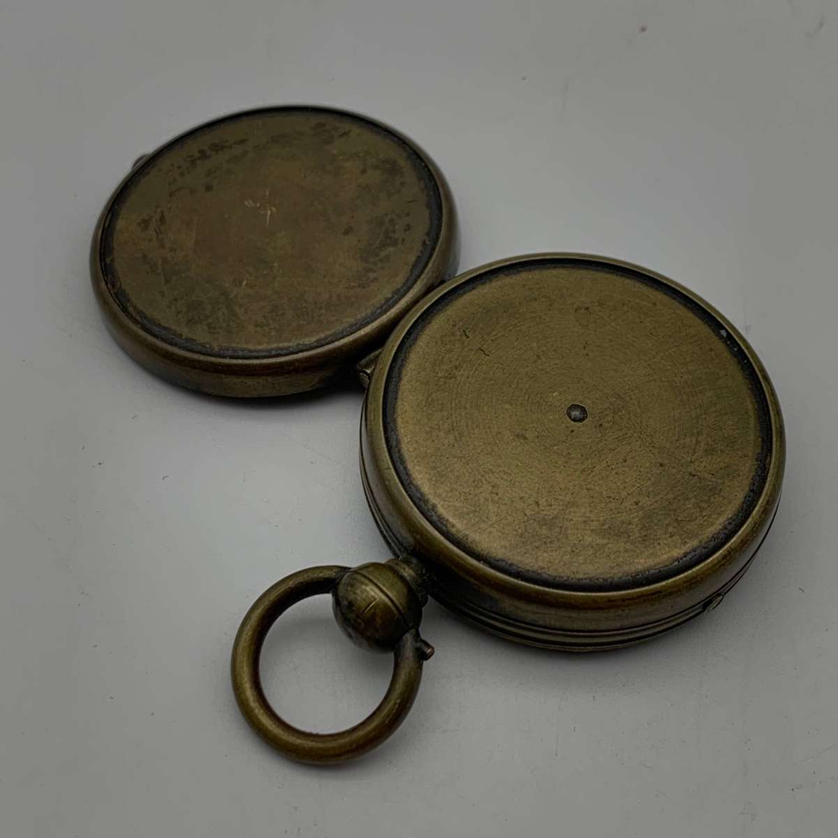 Vintage Brass Cased Compass