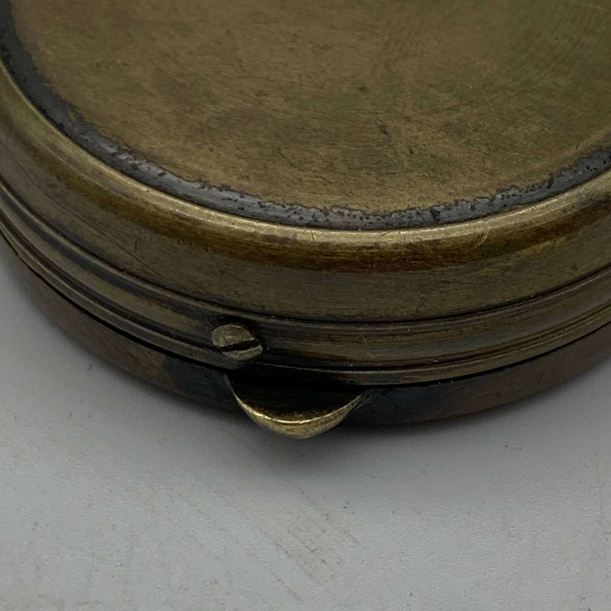 Vintage Brass Cased Compass