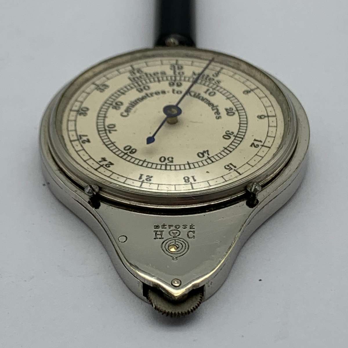 Early French 'Rotameter' Map Measurer (Henri Chatelain)