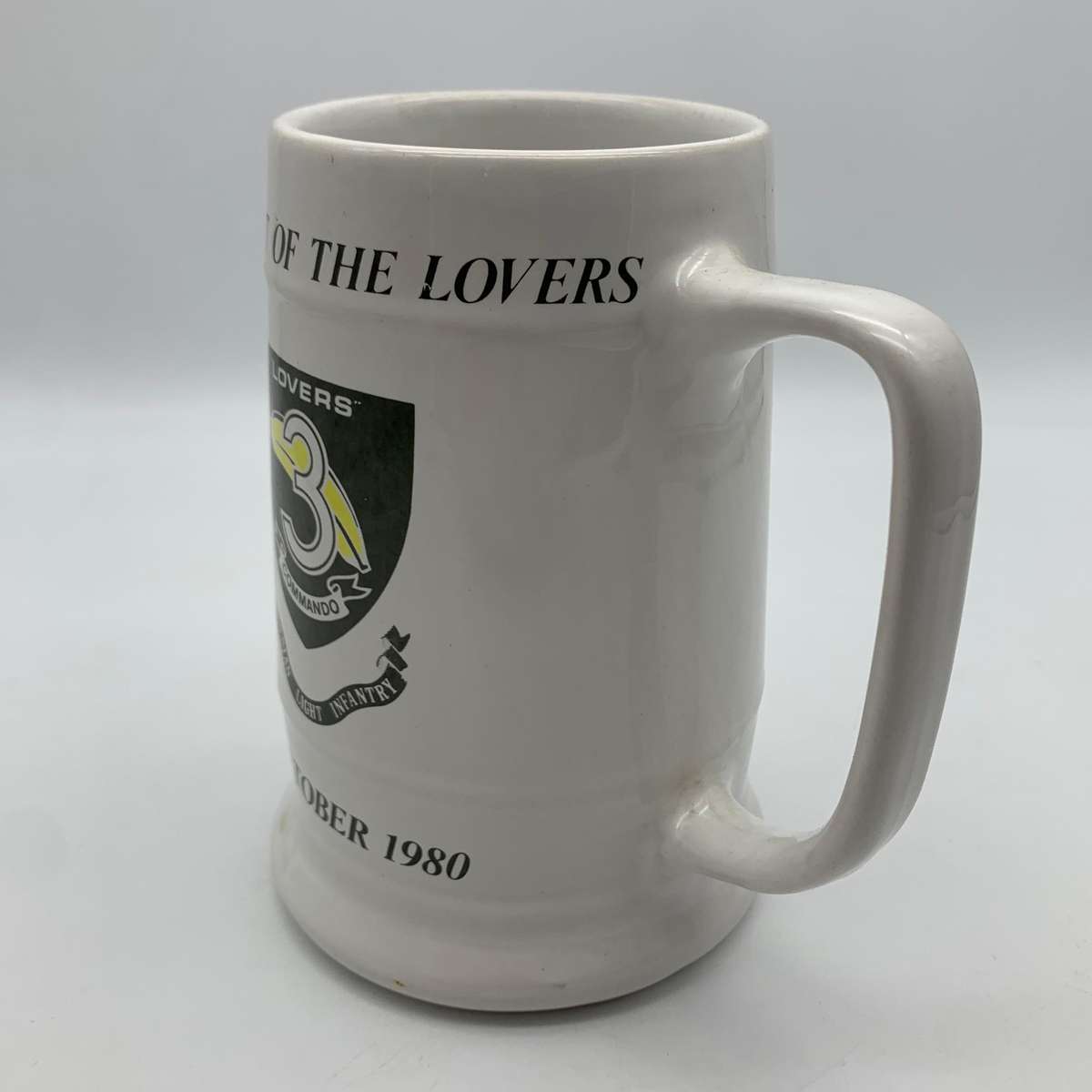 Rhodesian Light Infantry 'Lovers - 3 Commando' Beer Tankard (31 October 1980)