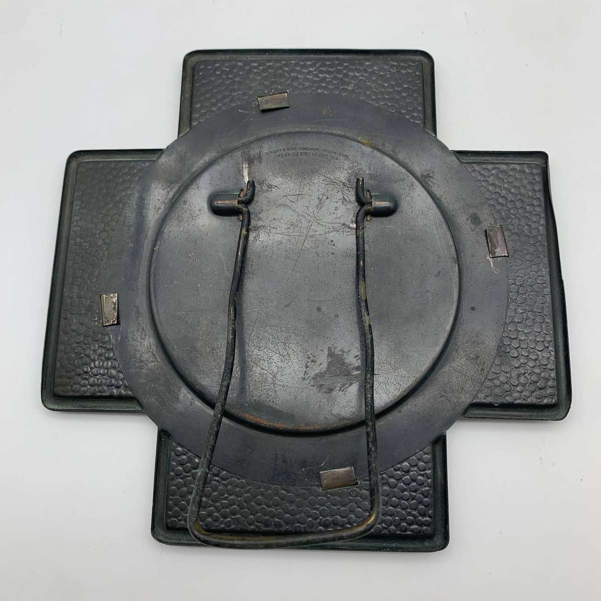 WW1 'K.I.A' Memorial Death Plaque & Frame (George Thomas Clark)