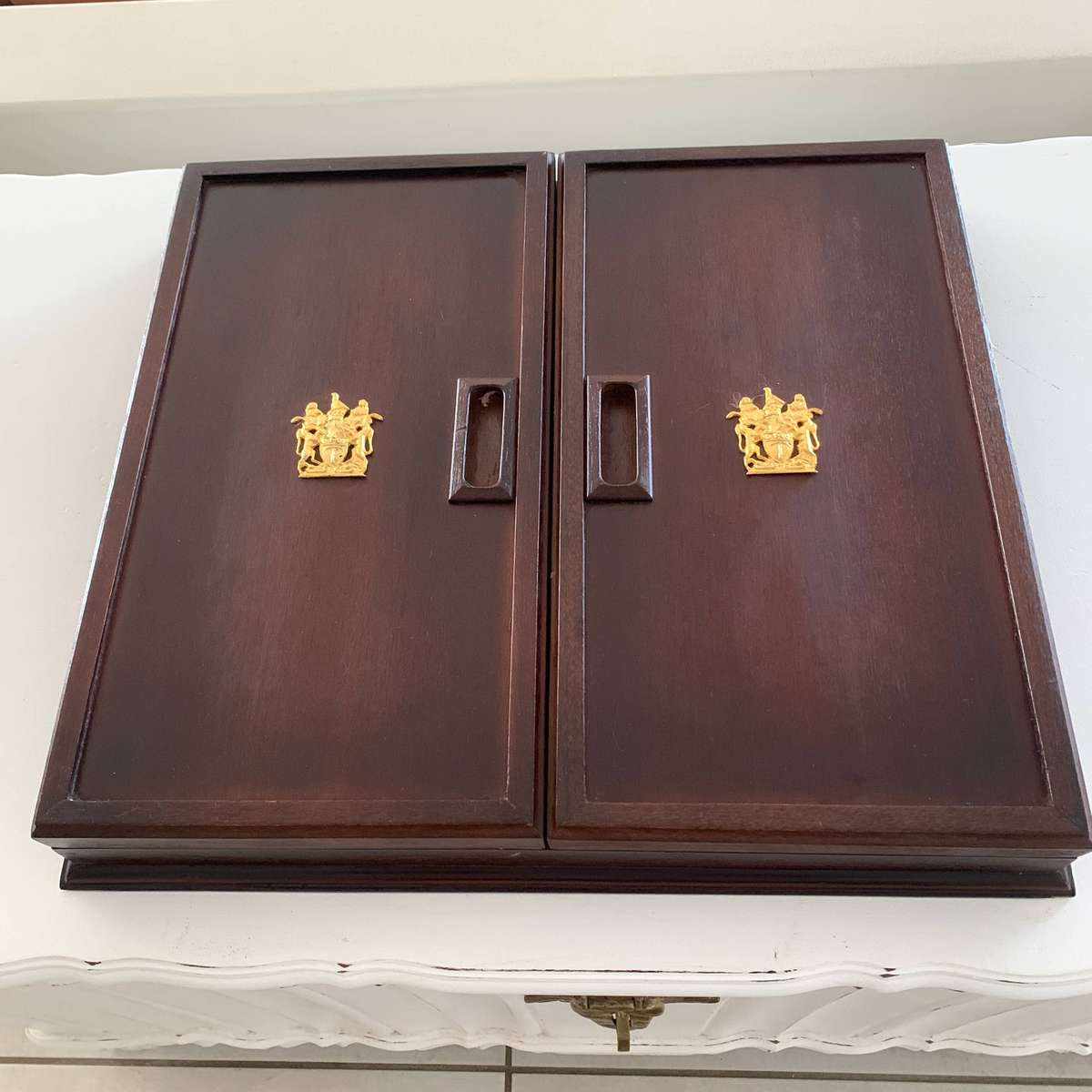 Display Cabinet of 'Rhodesian' Regimental Badges (Ltd Number)