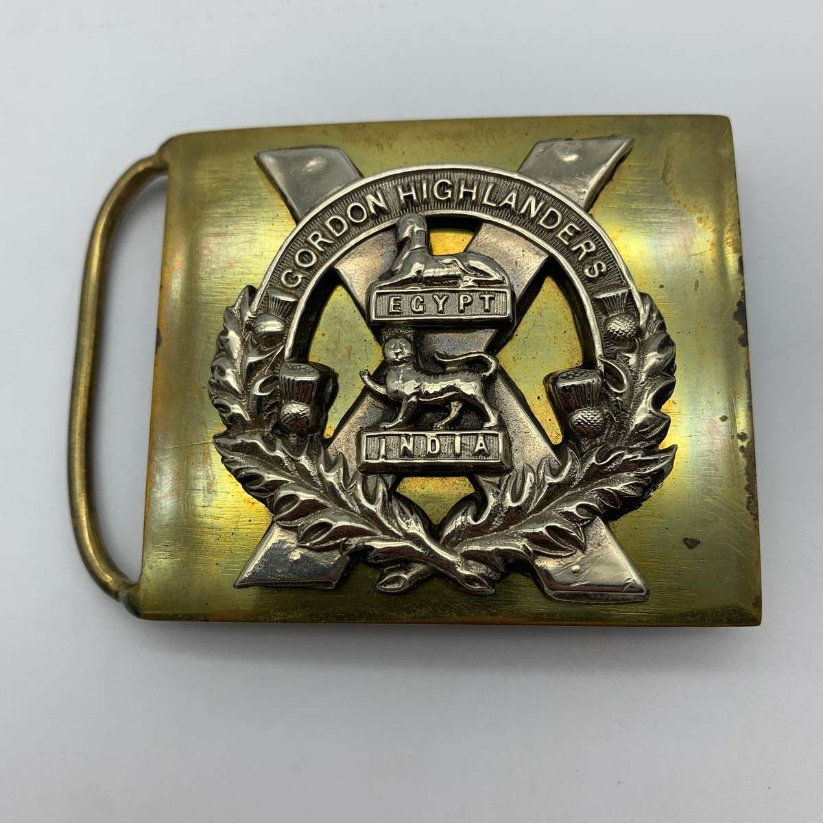 Scottish - 'Gordon Highlanders' Regiment Belt Buckle