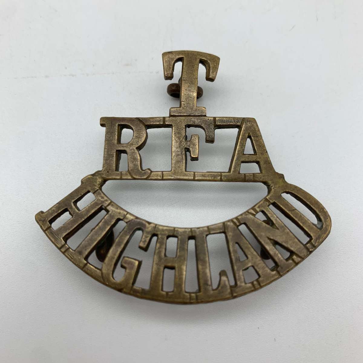 Scottish  WW1 'Highland - Royal Field Artillery' (Territorial) Shoulder Title