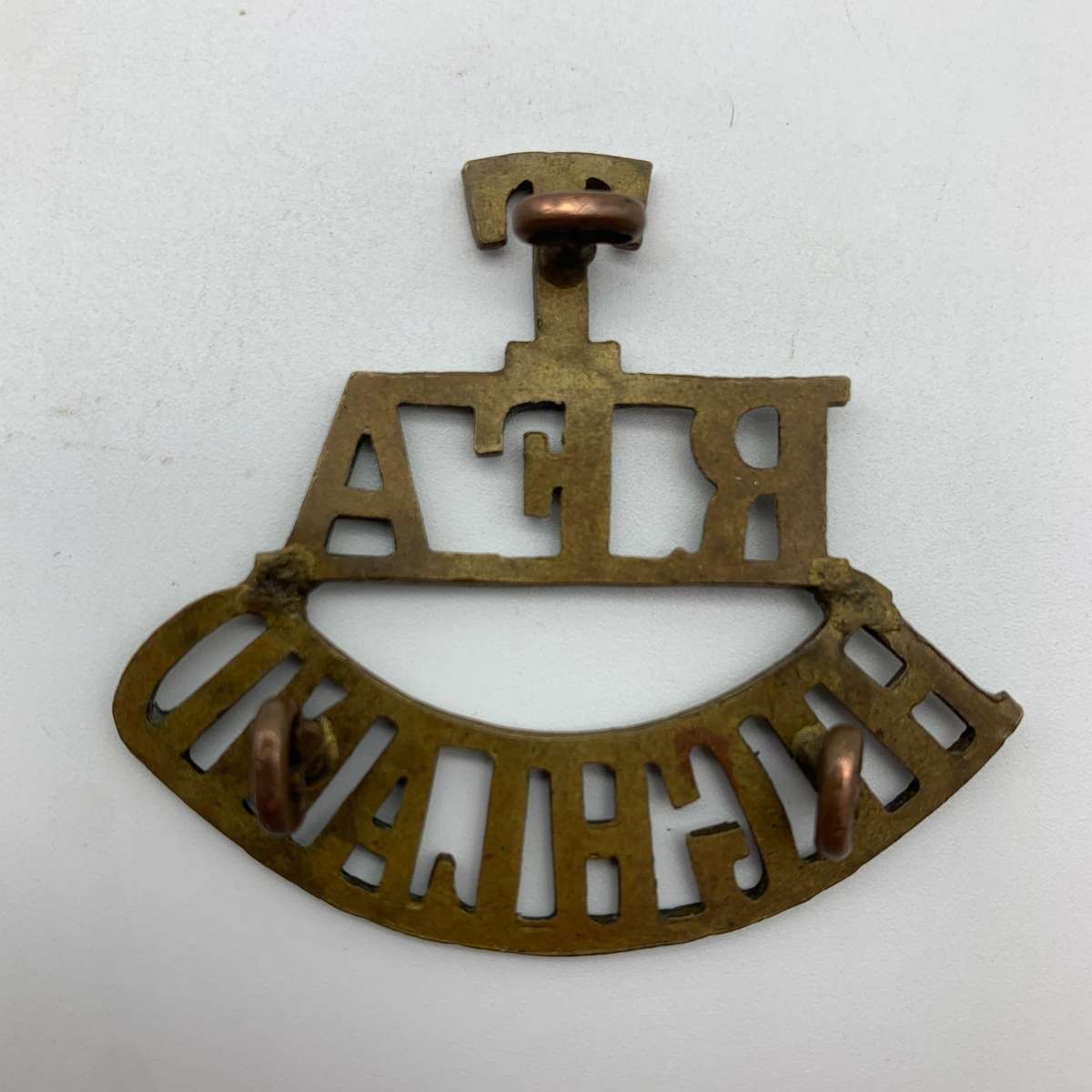 Scottish  WW1 'Highland - Royal Field Artillery' (Territorial) Shoulder Title