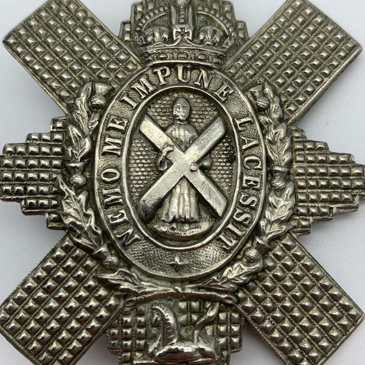 WW2 - 'The Royal Highland - Black Watch' Regiment Cap Badge