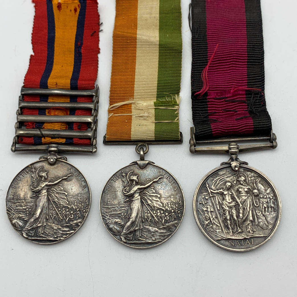 Boer War  QSA, KSA & 1906 Medals to 'J.E.H. Davies' (P.A.G)
