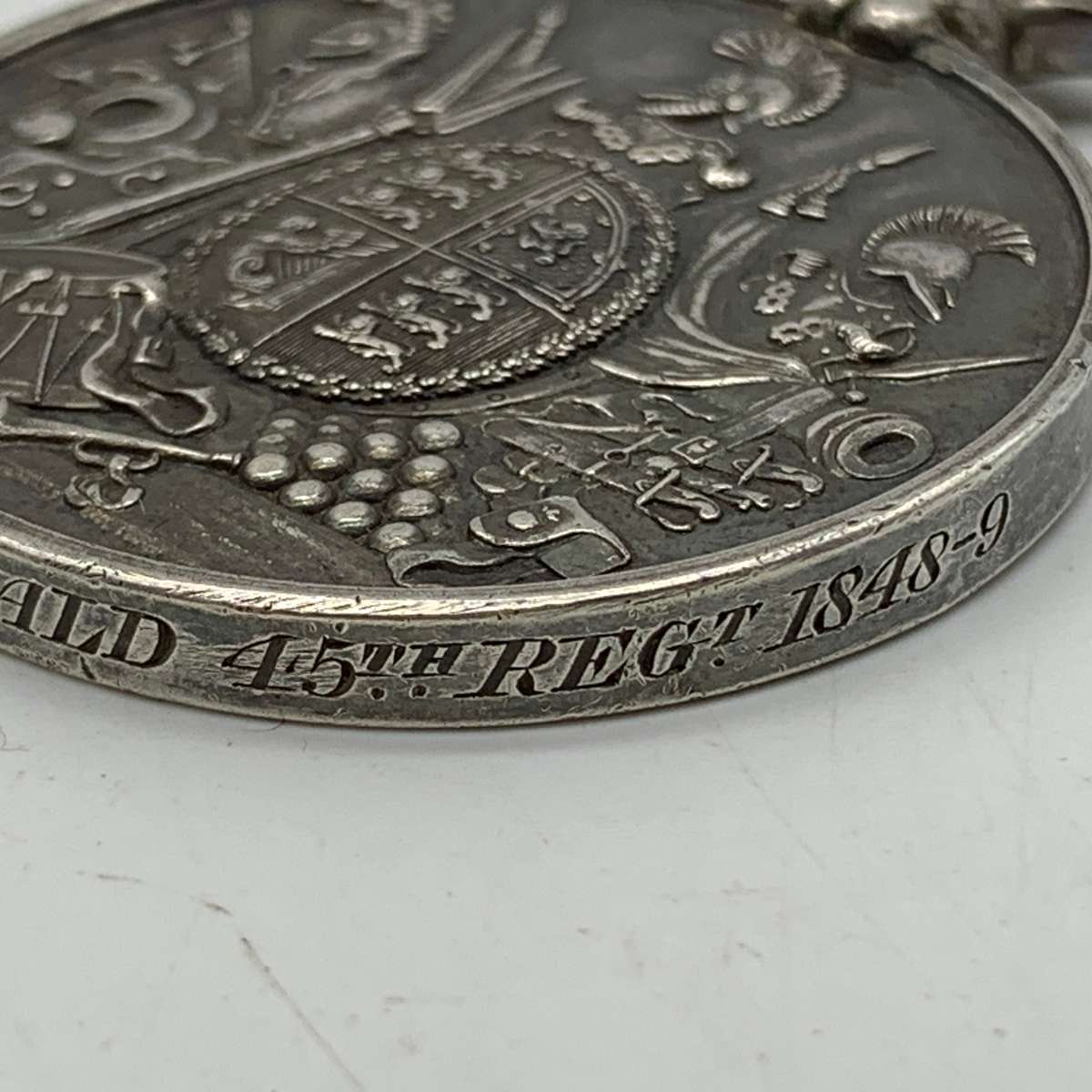 Victorian Army '45th Foot Reg.' L.S. & G.C. Medal (1848-9)